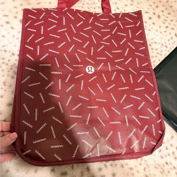 Bundle of 3 Lululemon Bags - Red White Black - Picture 3 of 10
